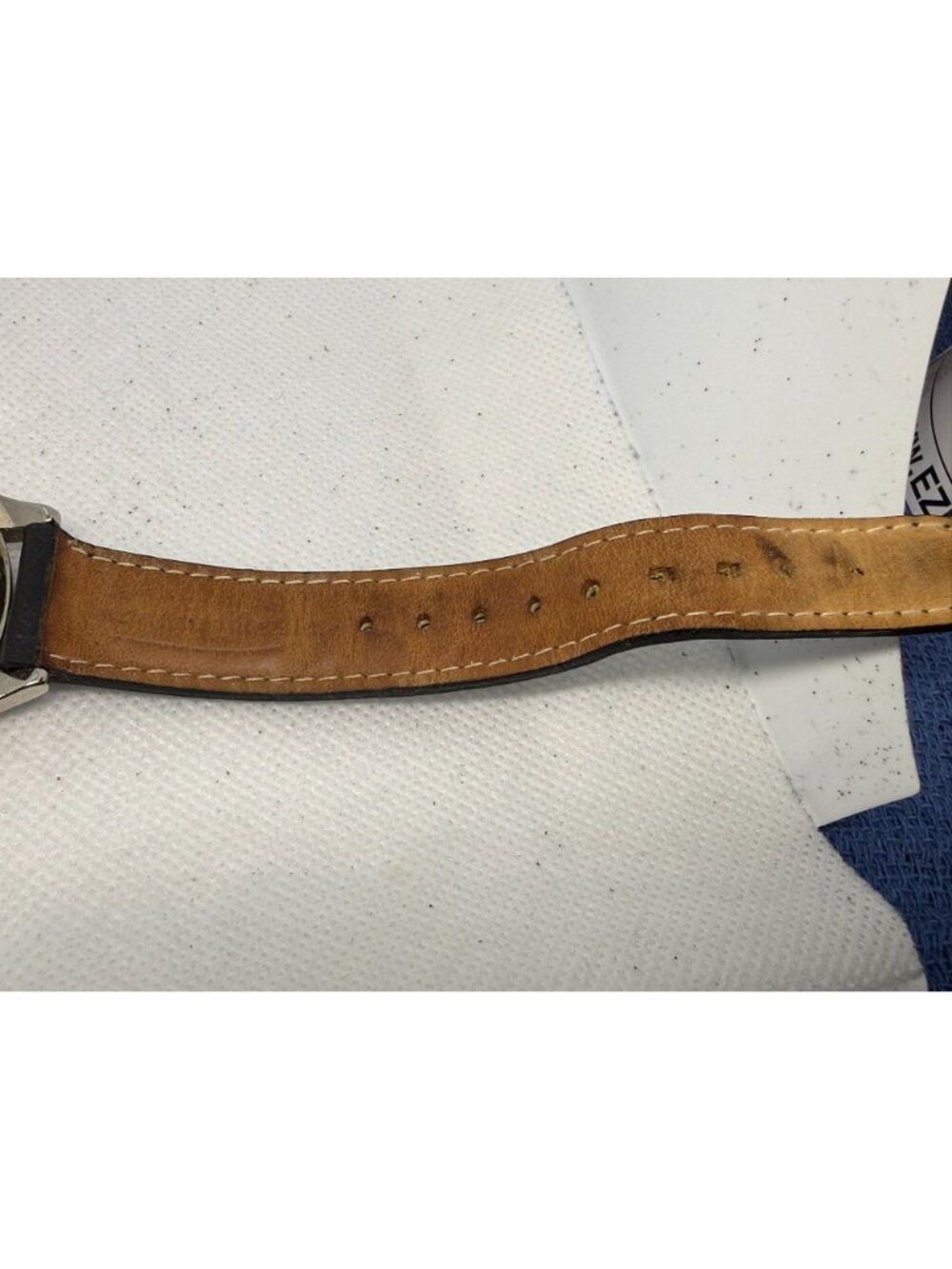 Fossil New England Patriots NFL 1995 Vintage Mens Leather Watch Steel 40mm - Picture 14 of 15